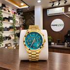 Michael Kors MK5815 gold-tone women’s watch displayed in the PrimePicks office