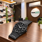 Tissot PRX Z-Black men's watch in the PrimePicks office