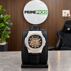 Patek Philippe Nautilus-inspired automatic skeleton watch - Steel Black - PrimePicks office
