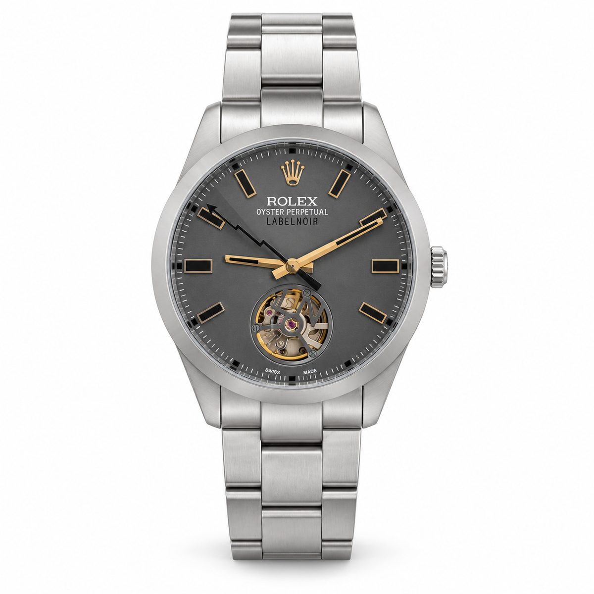 Rolex Label Noir Special Edition Milgauss 116400 Men’s Automatic Watch – 41 mm