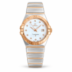 Omega Constellation Men’s Two-Tone Watch – White Dial Collection
