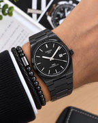 Tissot PRX Z-Black men's watch worn on the wrist