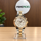 Silver and rose-gold-tone Michael Kors watch in PrimePicks office