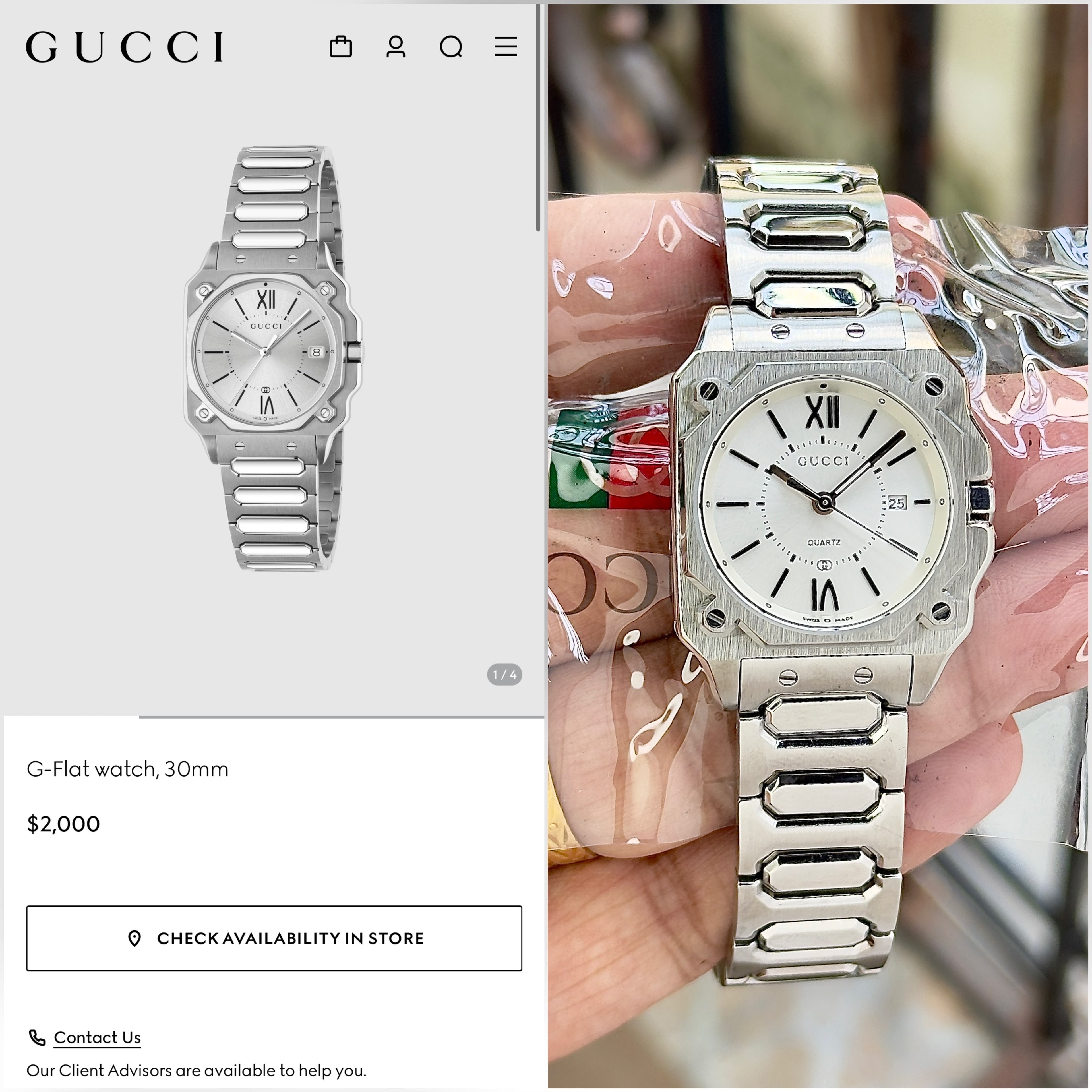 Gucci G-Flat