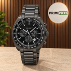 Coach Charter 14602738 gunmetal black watch in PrimePicks office setting