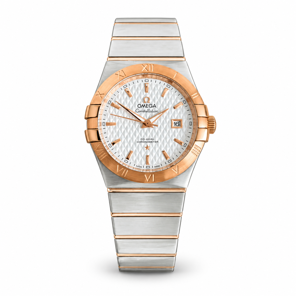 Omega Constellation Men’s Two-Tone Watch – White Dial Collection