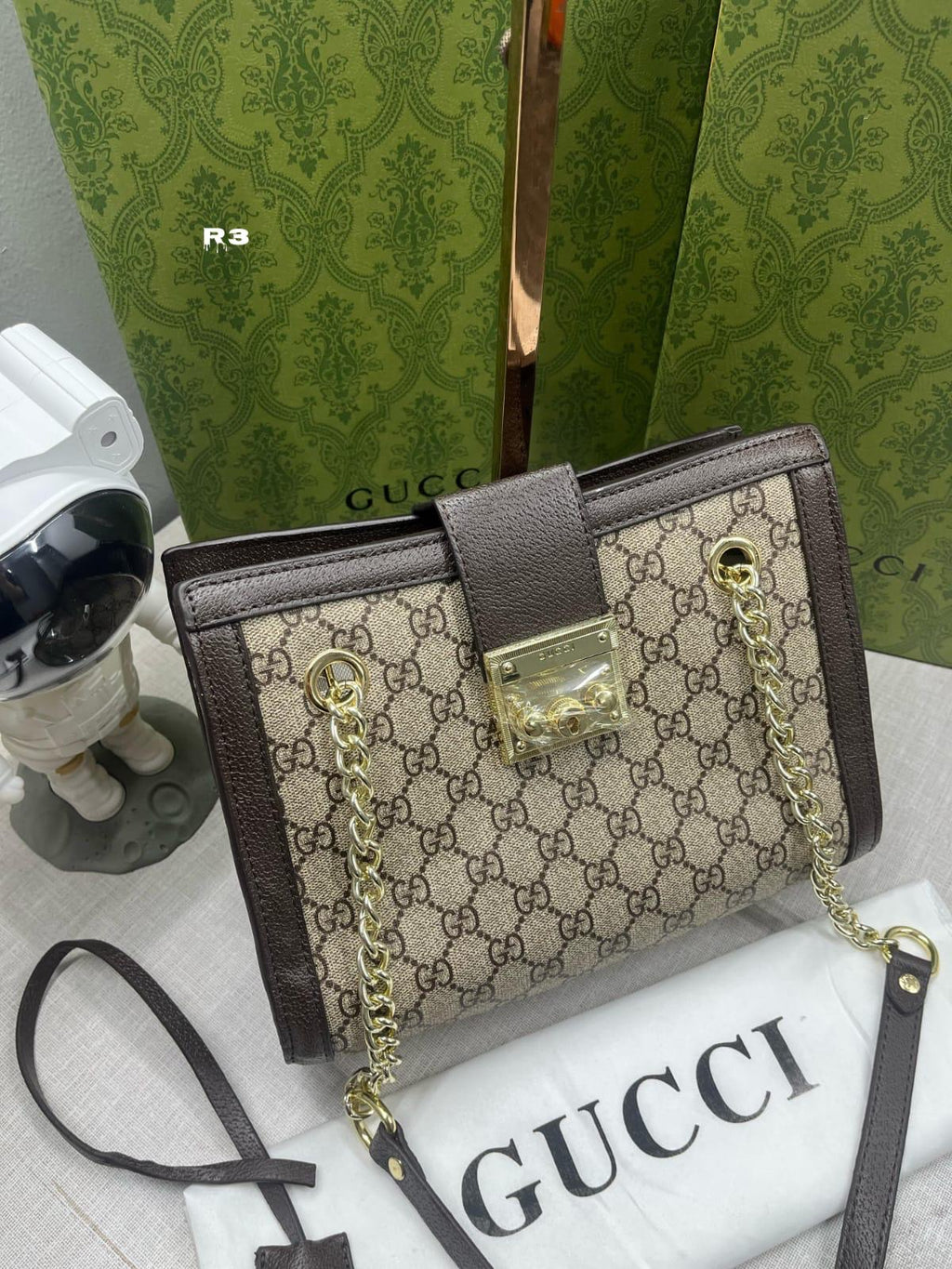 Gucci Padlock Shoulder Chain Bag