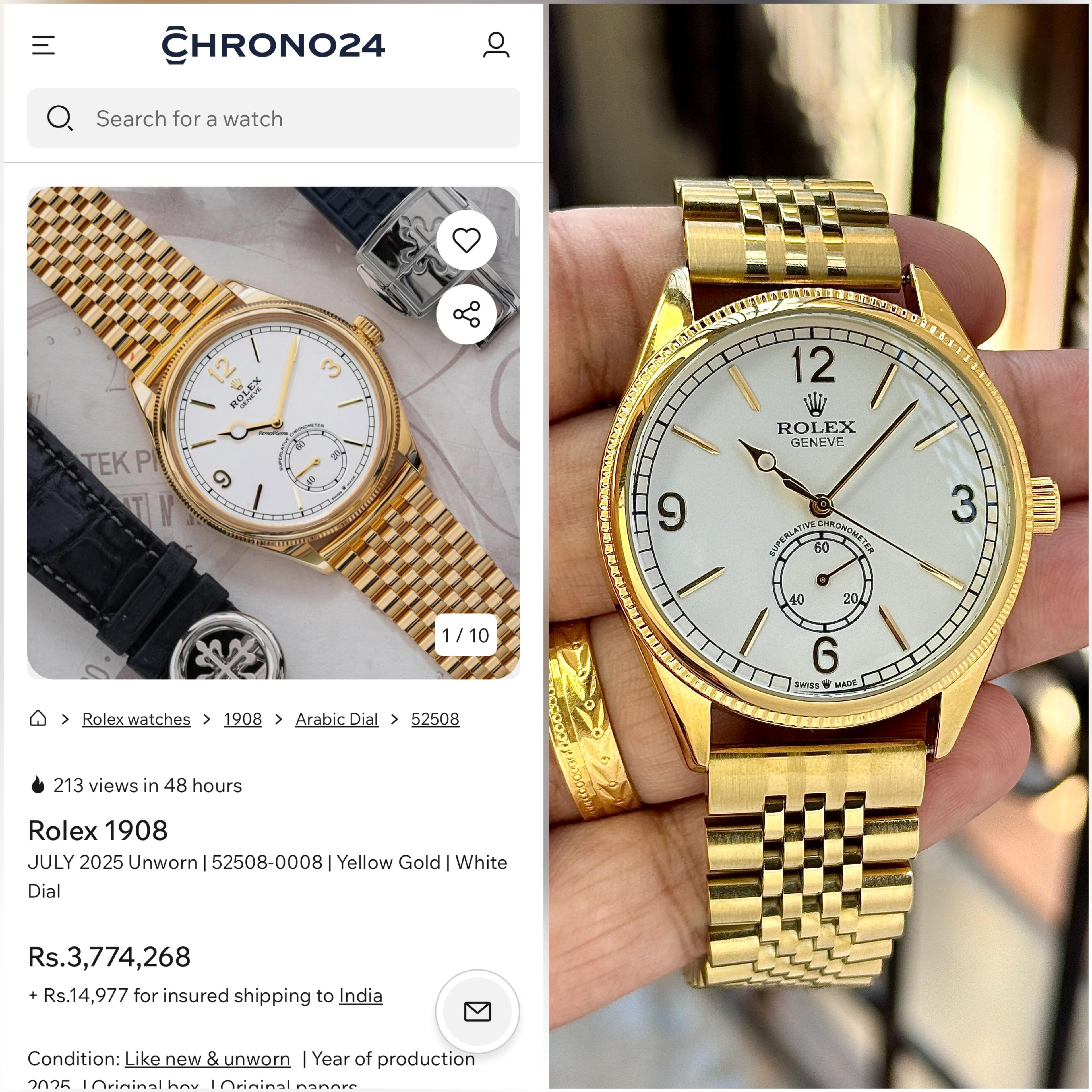 Rolex 1908 Edition