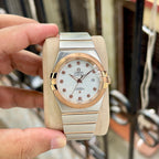 Omega Constellation Men’s Two-Tone Watch – White Dial Collection