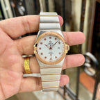 Omega Constellation Men’s Two-Tone Watch – White Dial Collection