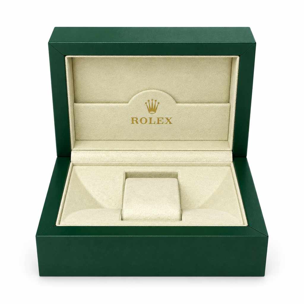 Rolex OG presentation box on white background