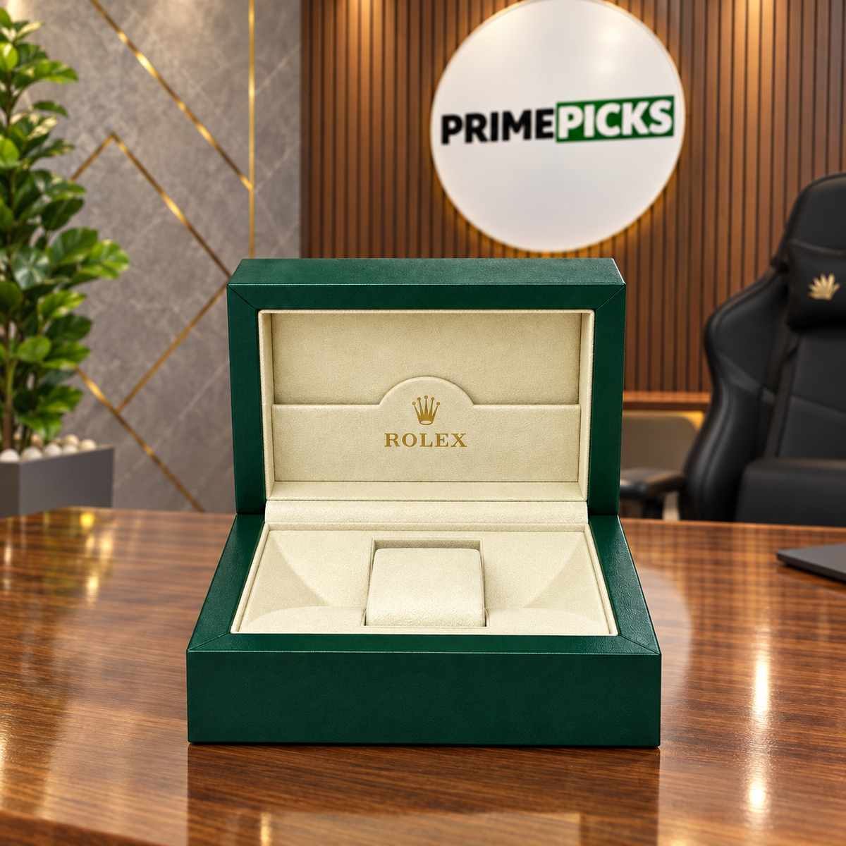 Rolex OG presentation box in the PrimePicks office