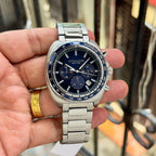 Coach Charter 14602738 silver navy blue dial watch product photo