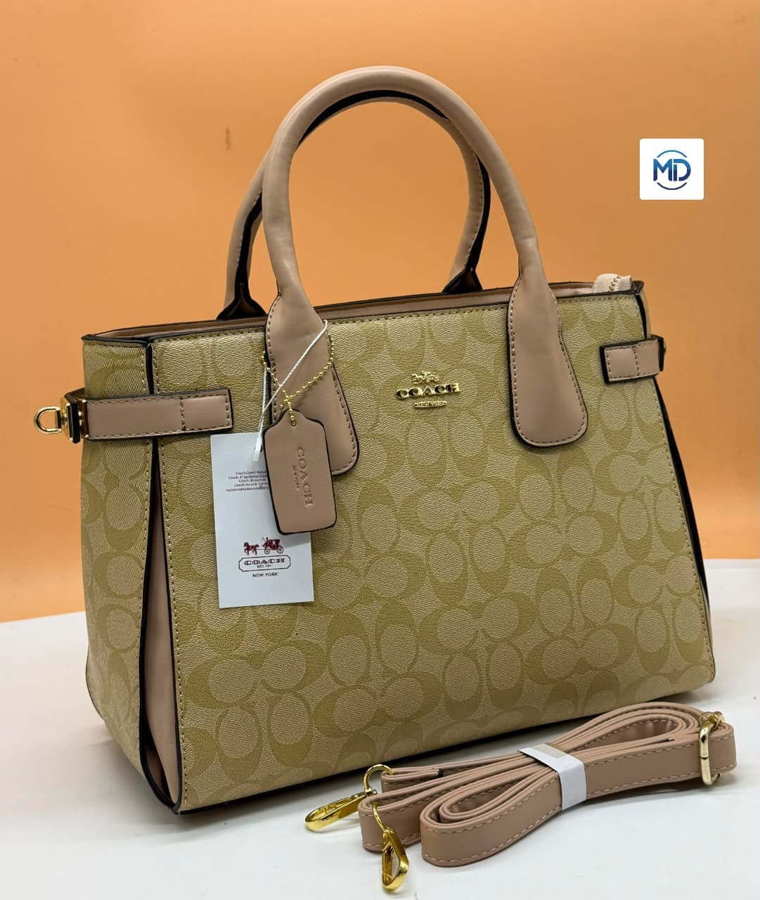Coach Signature Canvas Tote Bag