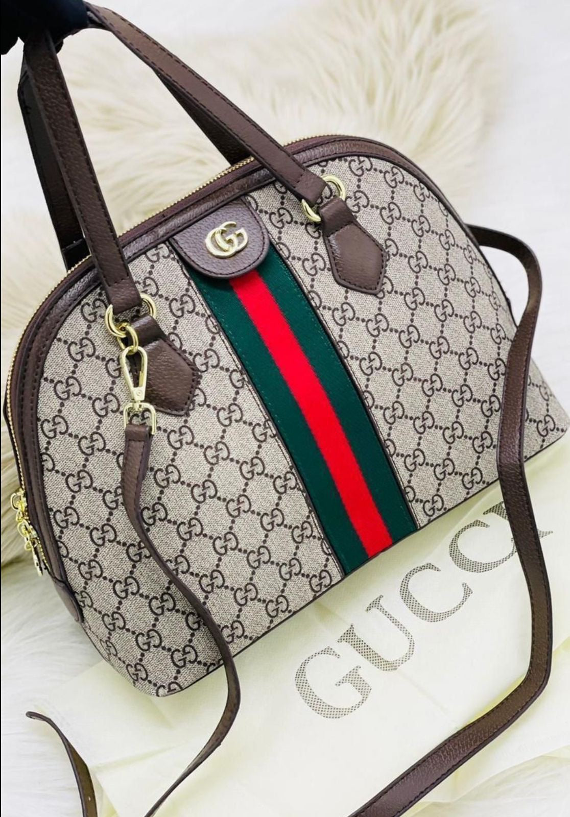 Gucci Ophidia Alma Top Handle Bag