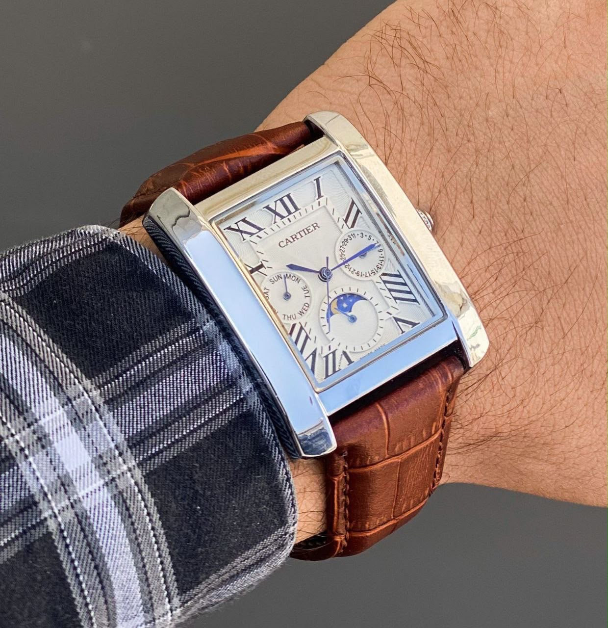 Cartier Tank Moonphase Collection