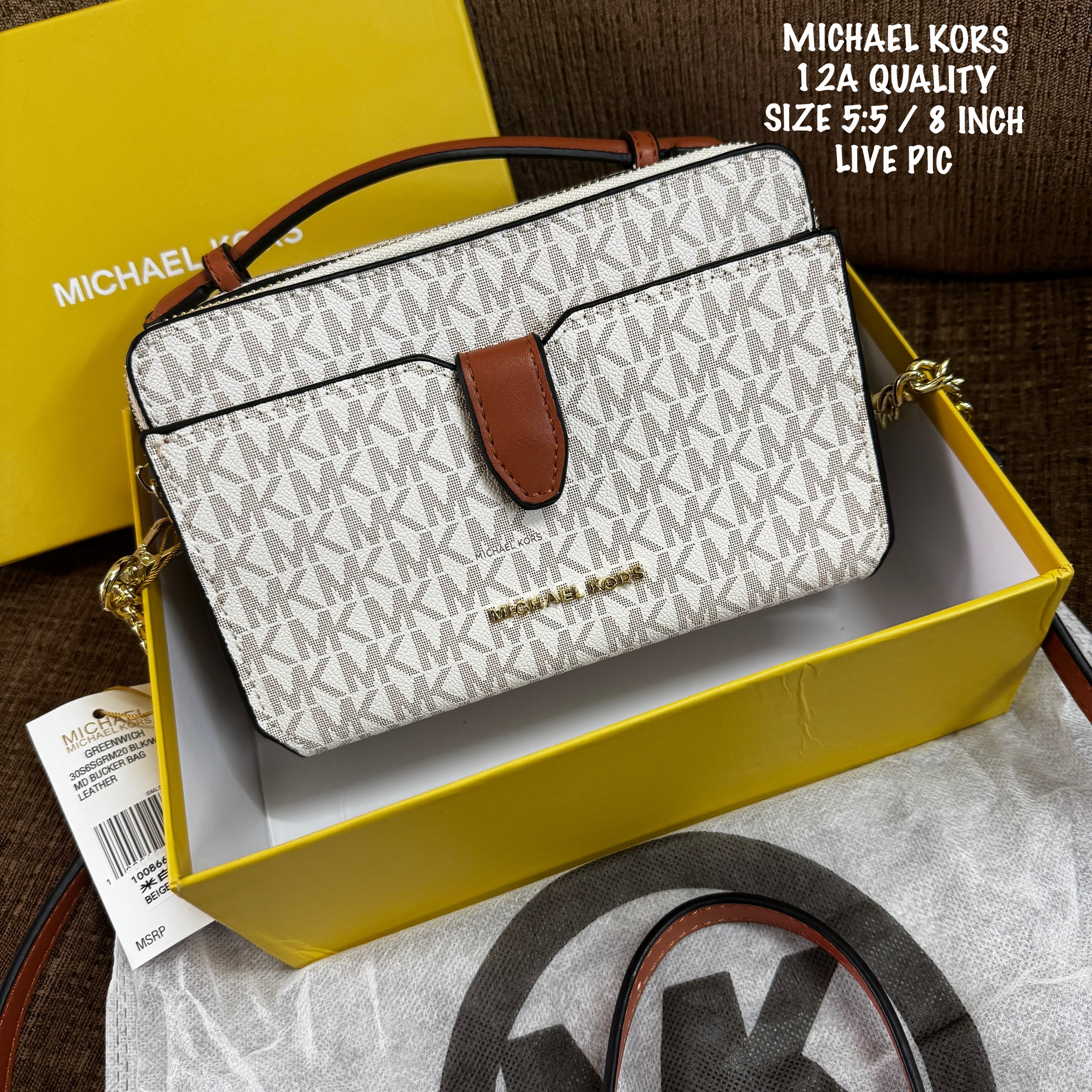 Michael Kors Jet Set Med Double Zip