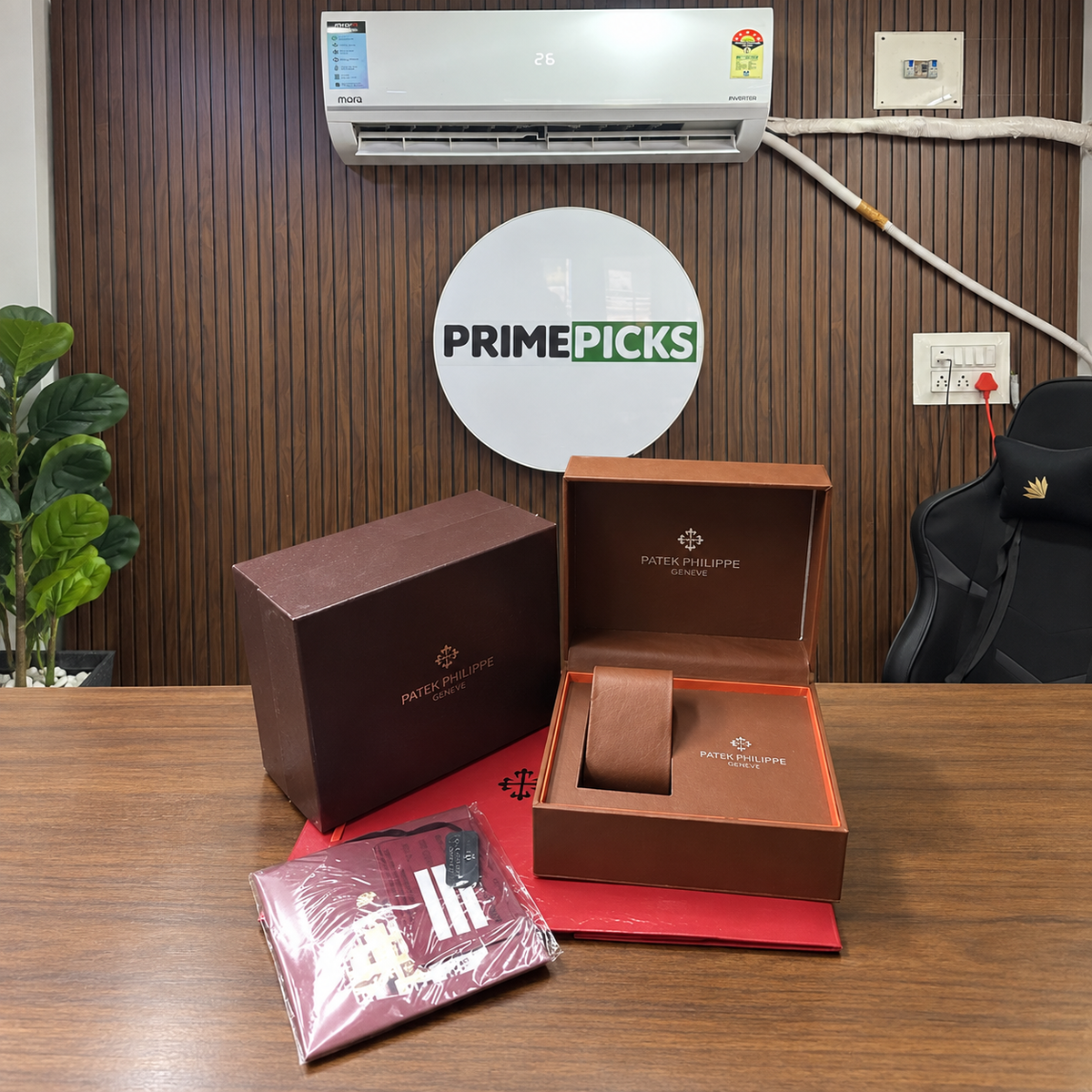 Patek Philippe OG box - PrimePicks office