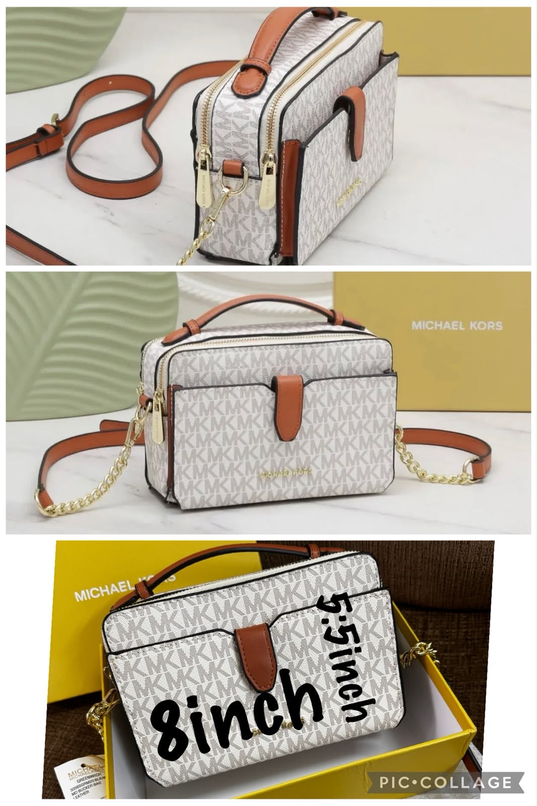 Michael Kors Jet Set Med Double Zip