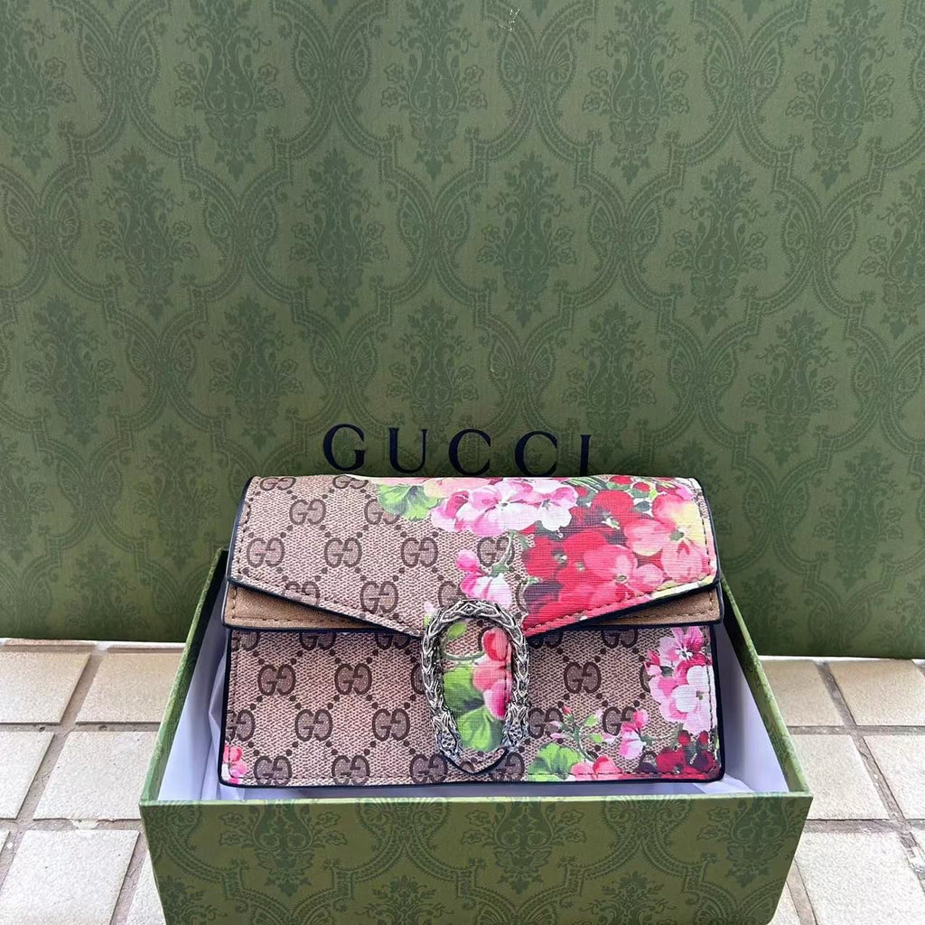 Gucci Blooms Print GG Bag