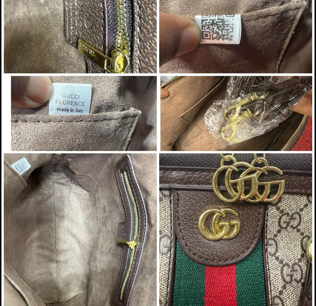 Gucci Ophidia Alma Top Handle Bag