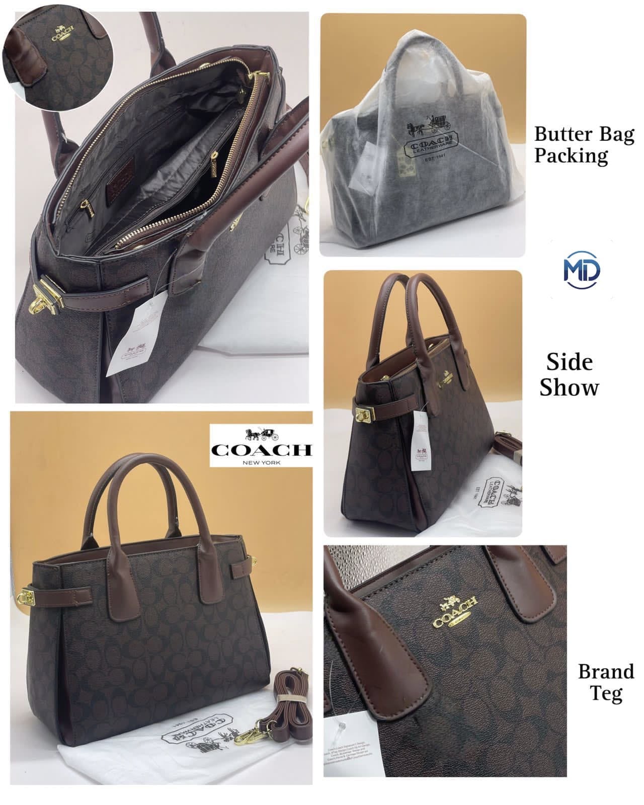 Coach Signature Canvas Tote Bag