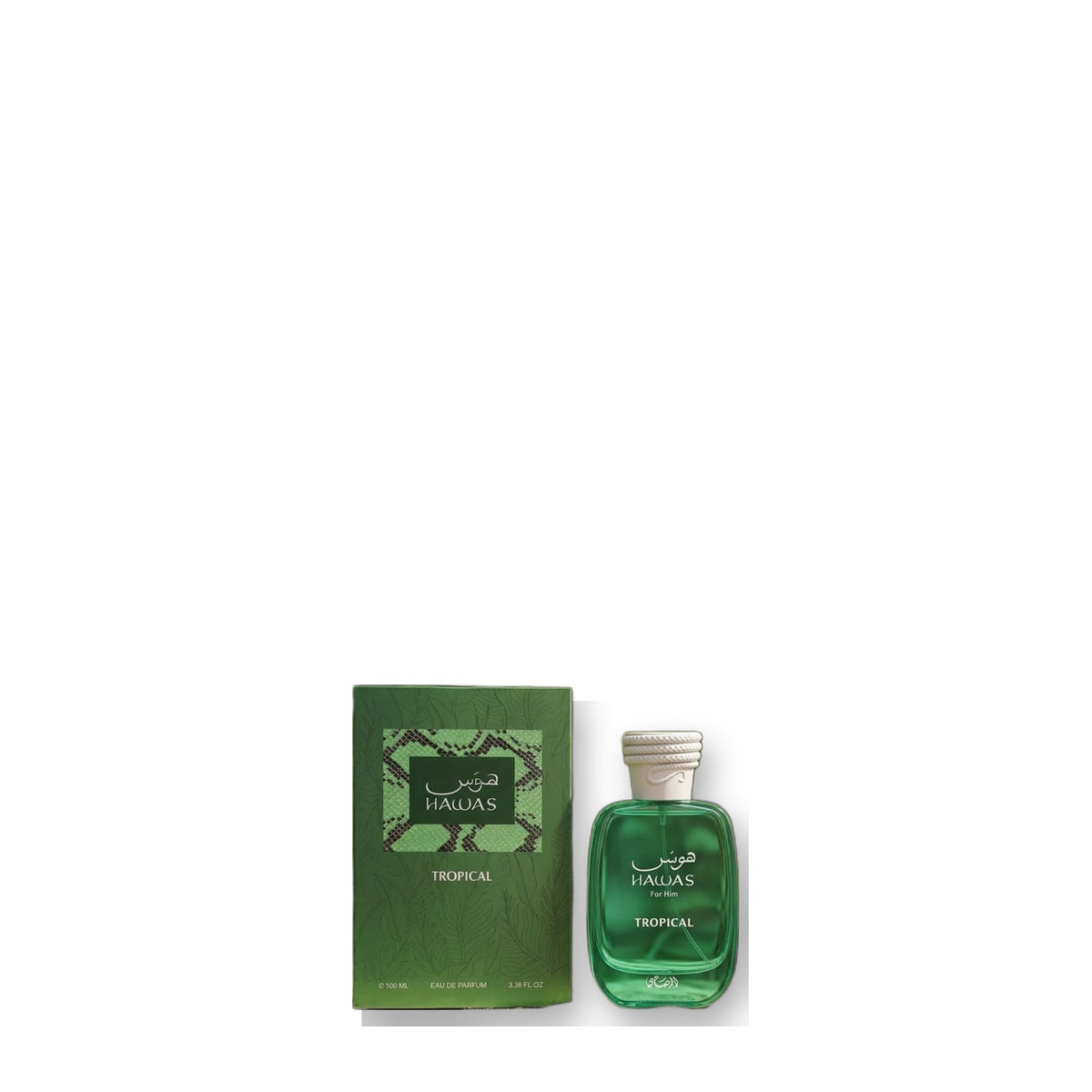 Rasasi Hawas For Him Tropical Eau de Parfum 100 ml on white background