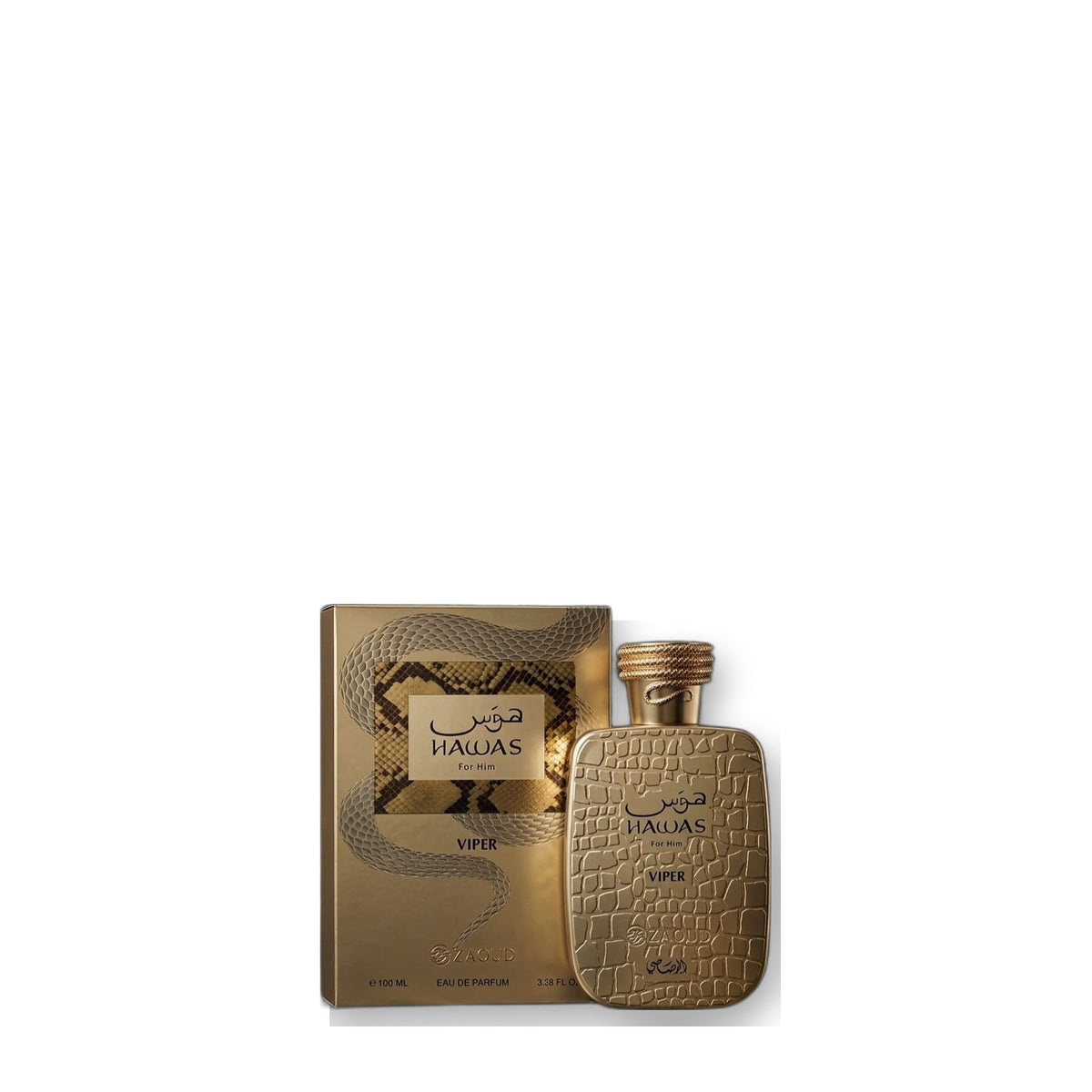 Zaoud Hawas For Him Viper Eau de Parfum 100 ml on white background