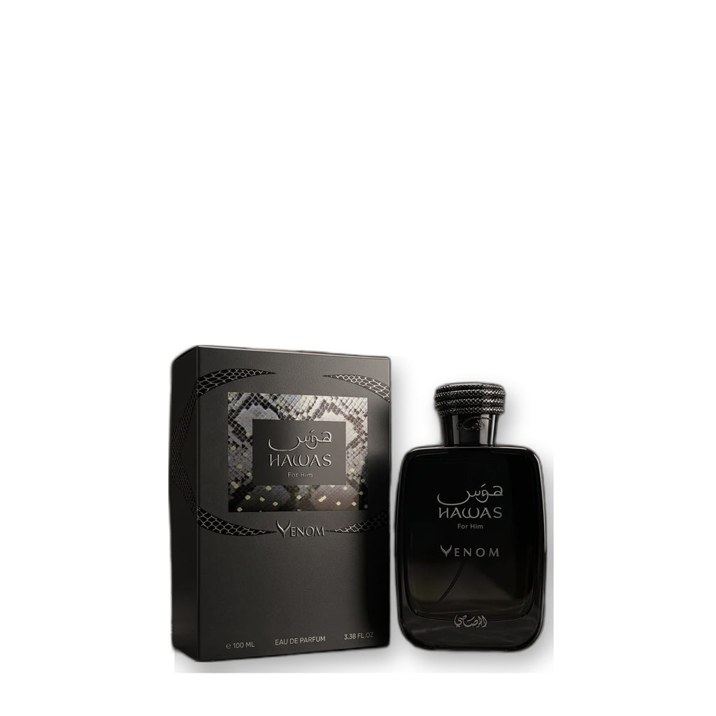 Rasasi Hawas For Him Venom Eau de Parfum 100 ml on white background
