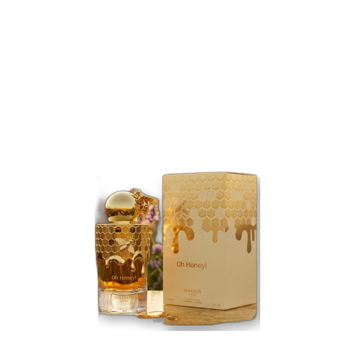 Maison Asrar Oh Honey! Eau de Parfum 150 ml on white background