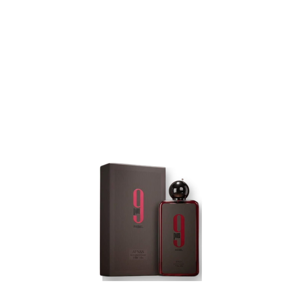 Afnan 9 PM Rebel Eau de Parfum 100 ml on white background