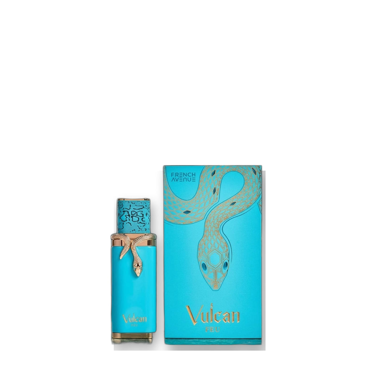 French Avenue Vulcan Feu Eau de Parfum on white background