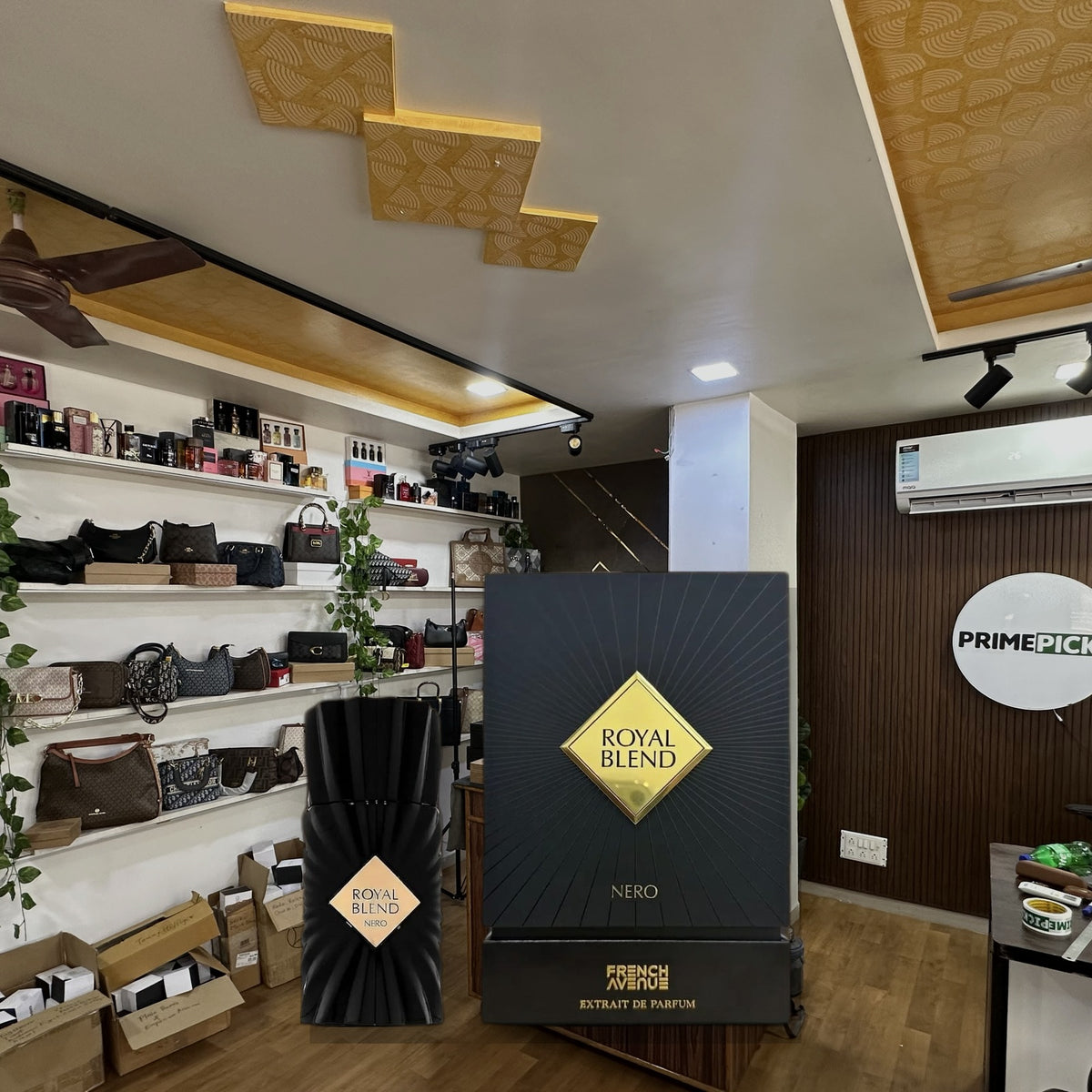 French Avenue Royal Blend Nero Extrait de Parfum at PrimePicks office