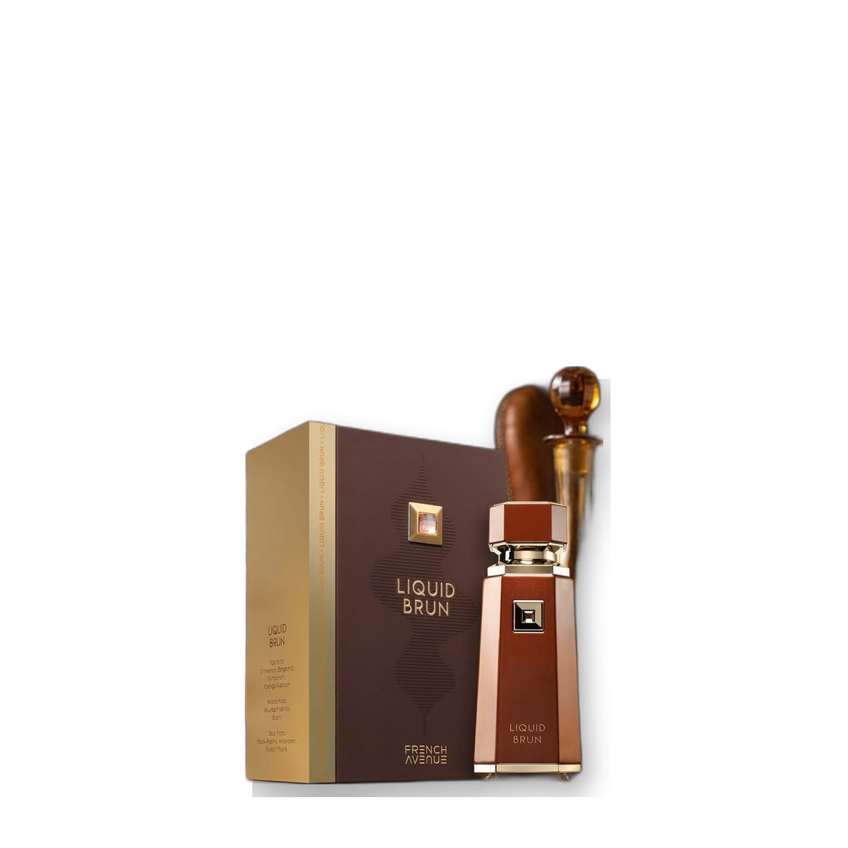 French Avenue Liquid Brun Eau de Parfum on white background