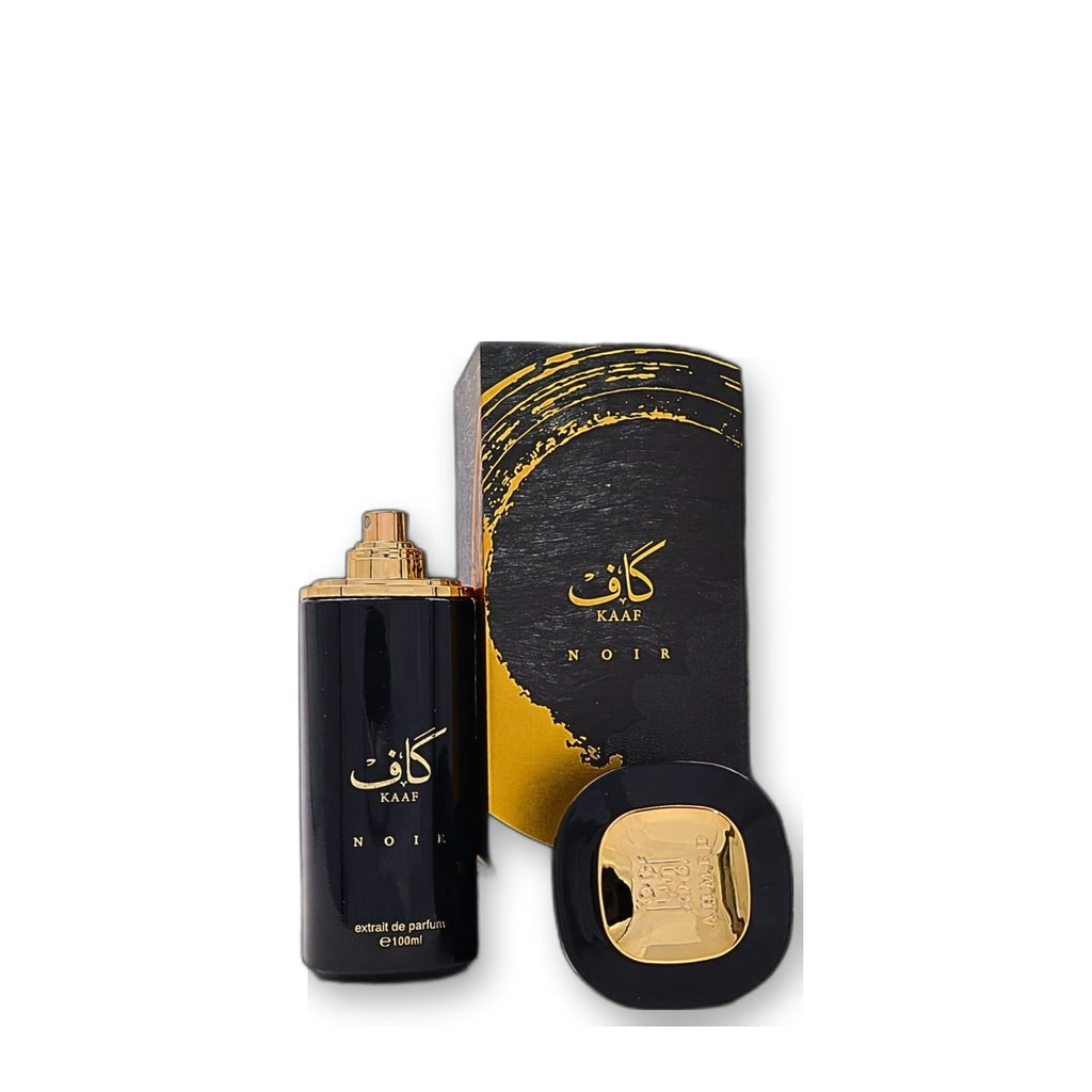 Ahmed Al Maghribi Kaaf Noir Extrait de Parfum 100 ml on white background