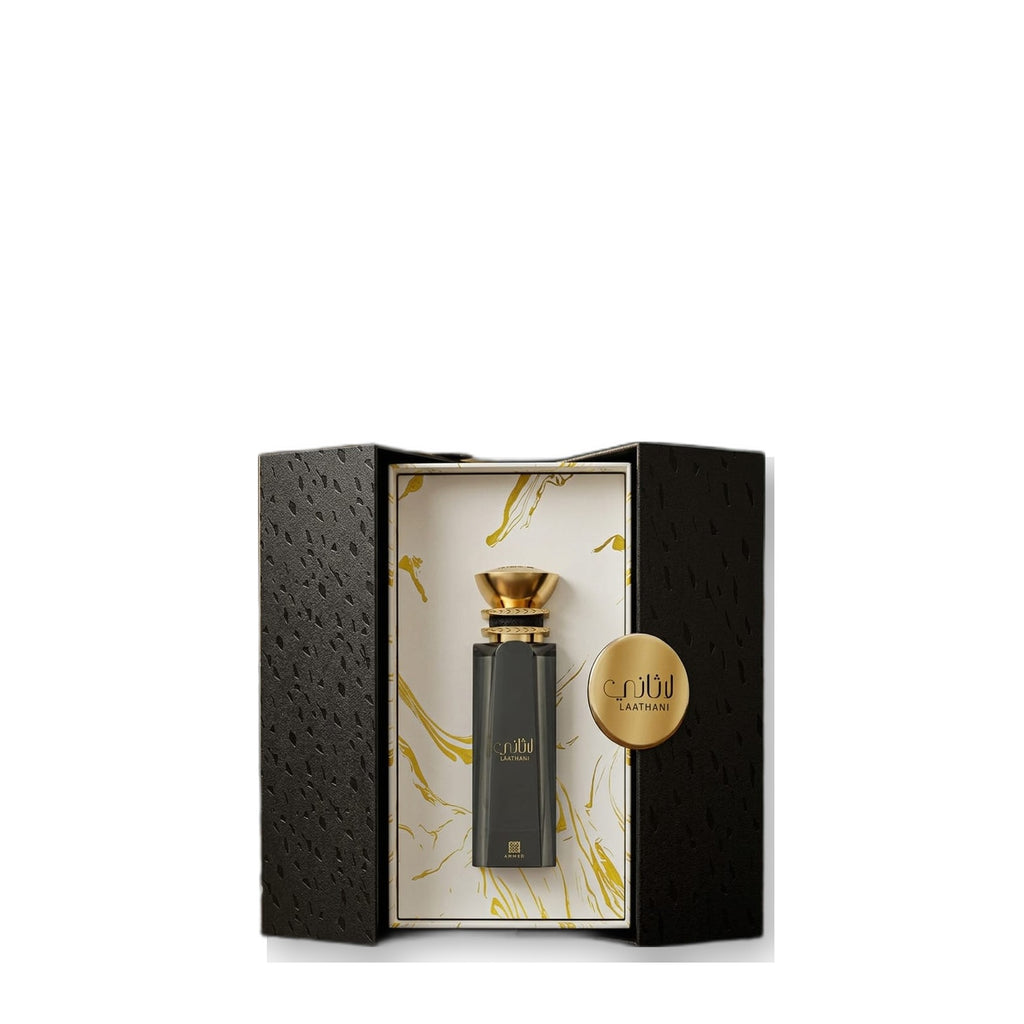 Ahmed Al Maghribi Laathani Eau de Parfum on white background