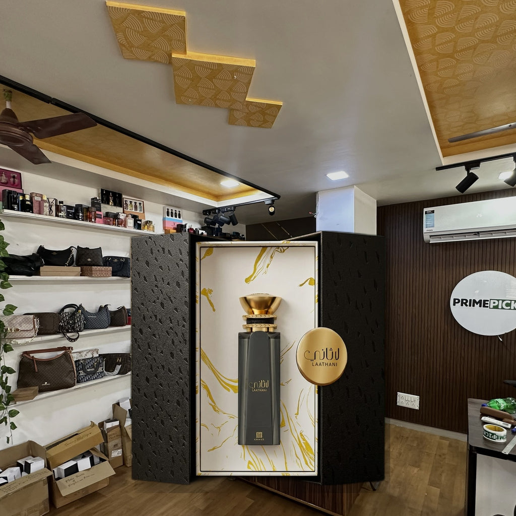Ahmed Al Maghribi Laathani Eau de Parfum at PrimePicks office