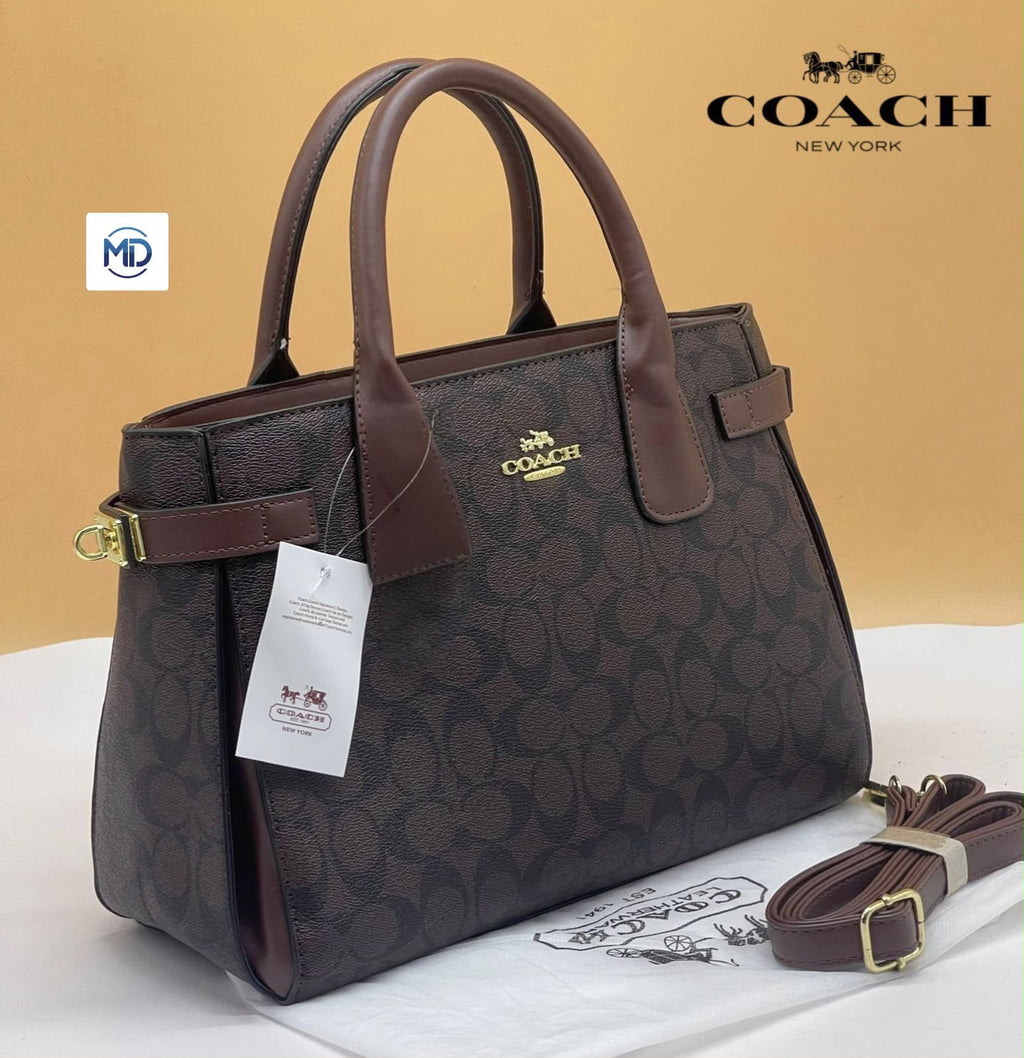 Coach Signature Canvas Tote Bag