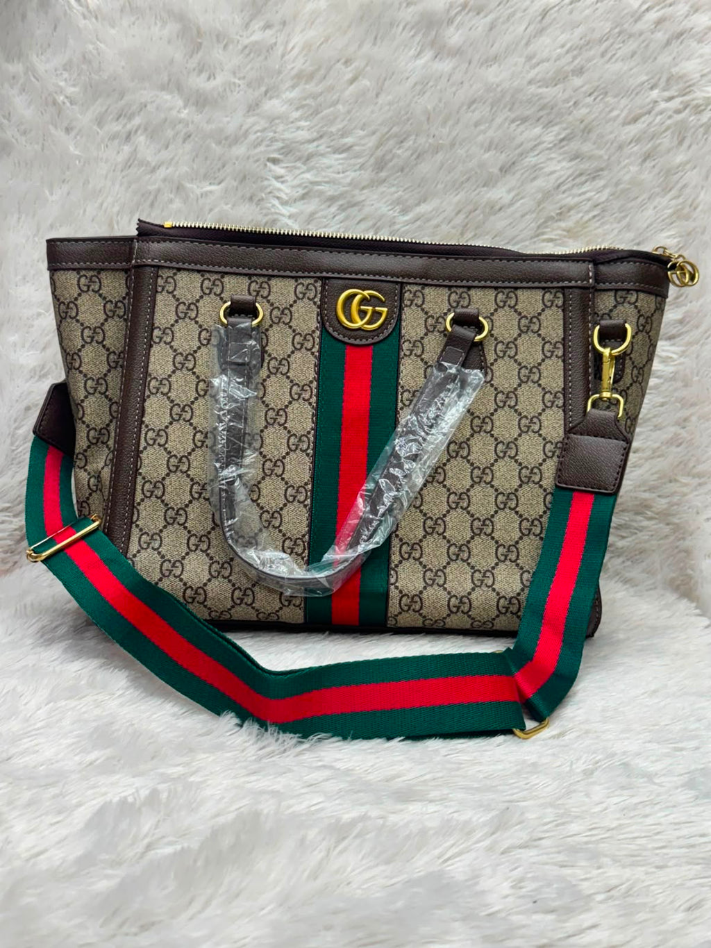 Gucci GG Ophidia Supreme Medium Tote Bag