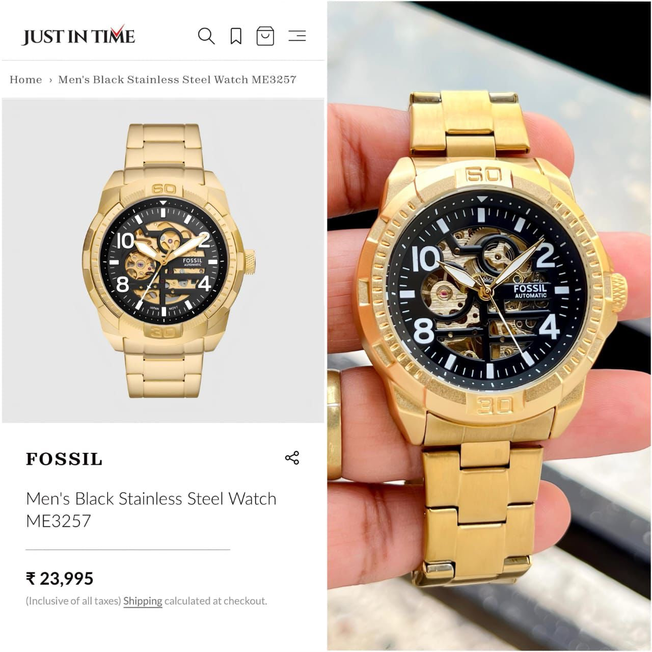 Fossil Bronson Automatic