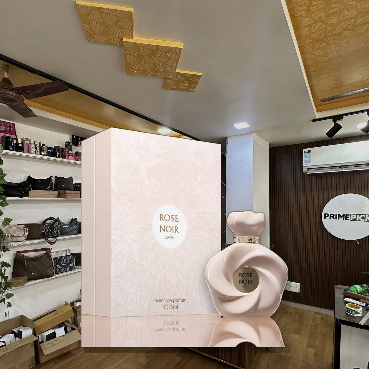 Ahmed Al Maghribi Rose Noir Extrait de Parfum 75 ml at PrimePicks office