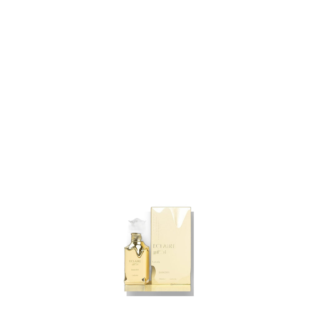 Lattafa Eclaire Banoffi Eau de Parfum 100 ml on white background