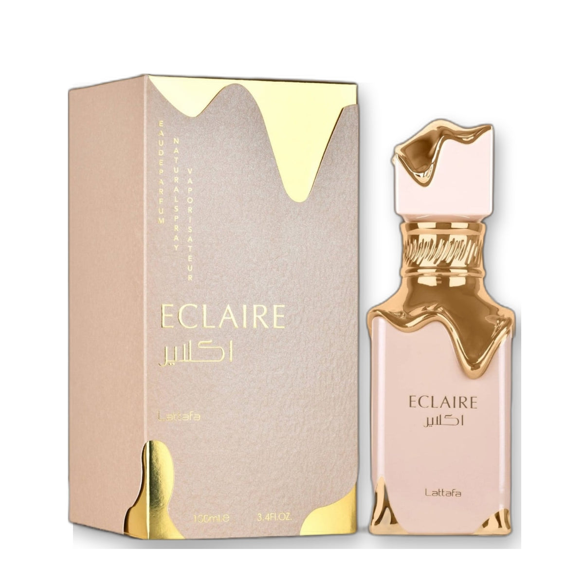 Lattafa Eclaire Eau de Parfum 100 ml on white background
