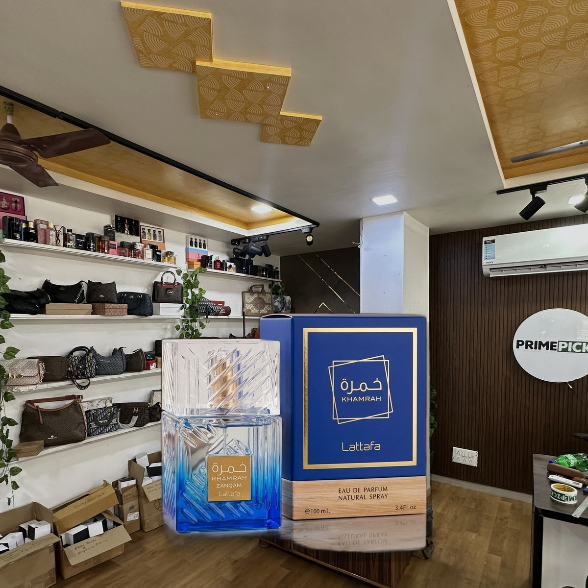 Lattafa Khamrah Zanoam Eau de Parfum 100 ml at PrimePicks office