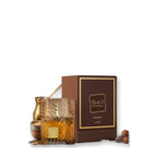 Lattafa Khamrah Qahwa Eau de Parfum 100 ml on white background