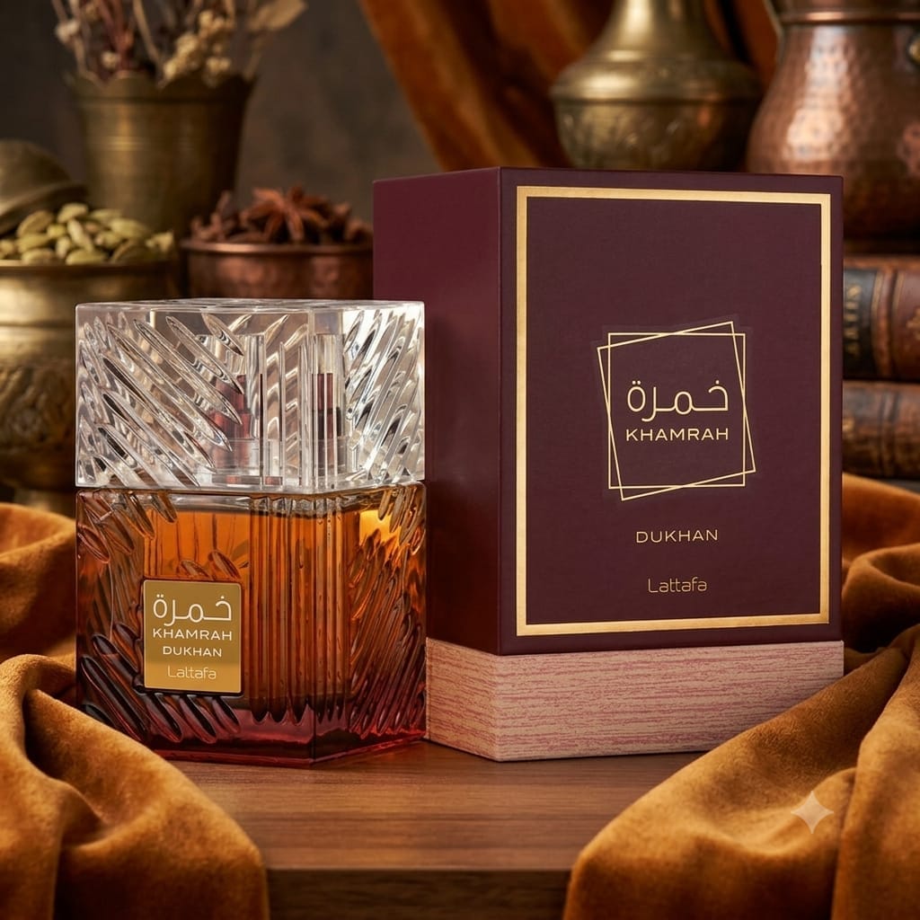 Lattafa Khamrah Dukhan Eau de Parfum supplier photo