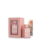 Lattafa Badee Al Oud Noble Blush Eau de Parfum on white background