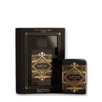 Lattafa Badee Al Oud Oud for Glory Eau de Parfum on white background