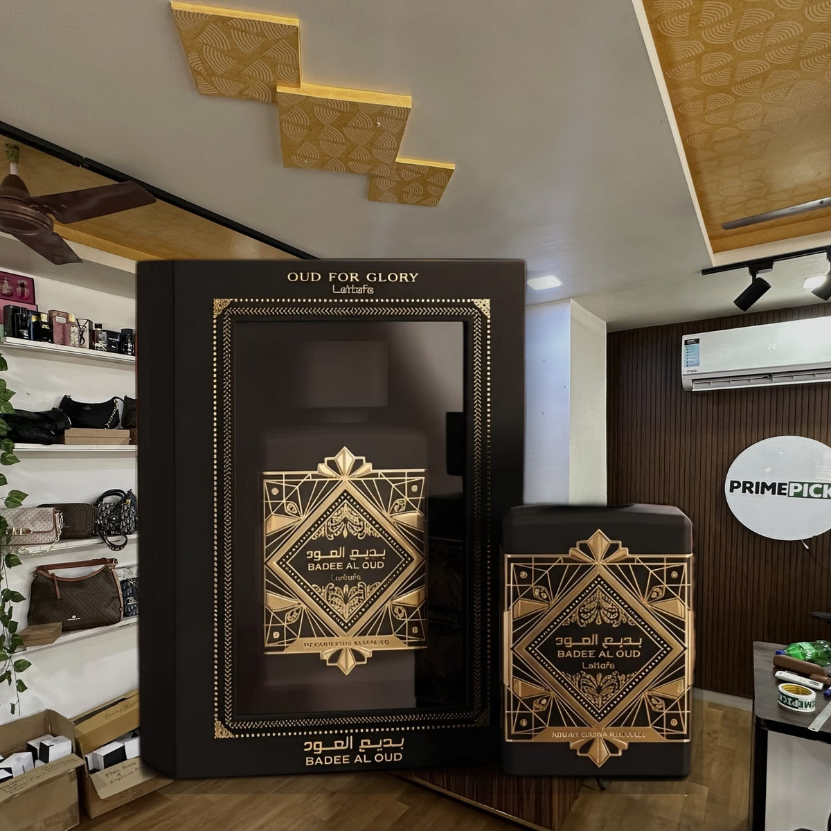 Lattafa Badee Al Oud Oud for Glory Eau de Parfum at PrimePicks office