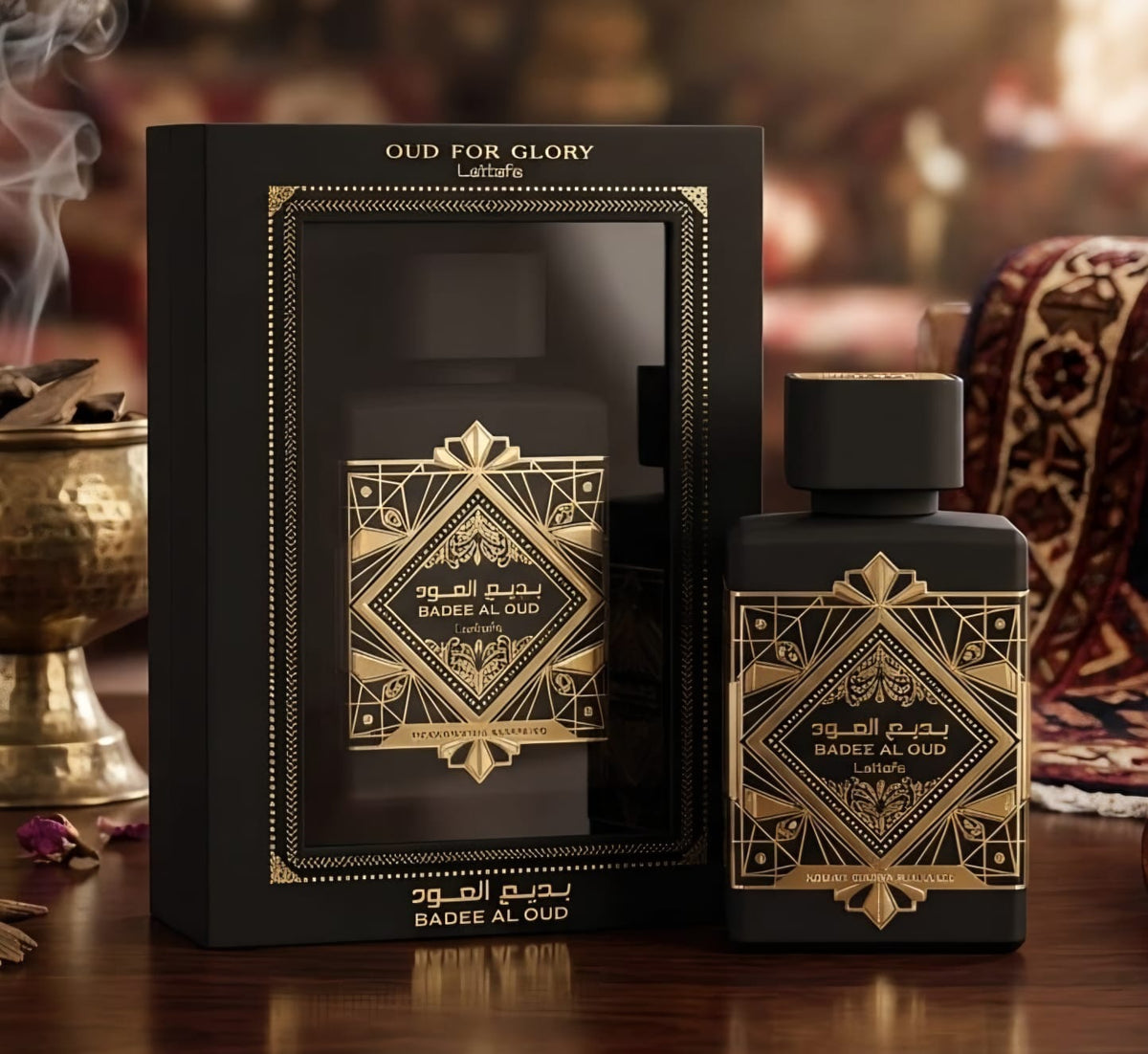 Lattafa Badee Al Oud Oud for Glory Eau de Parfum supplier photo